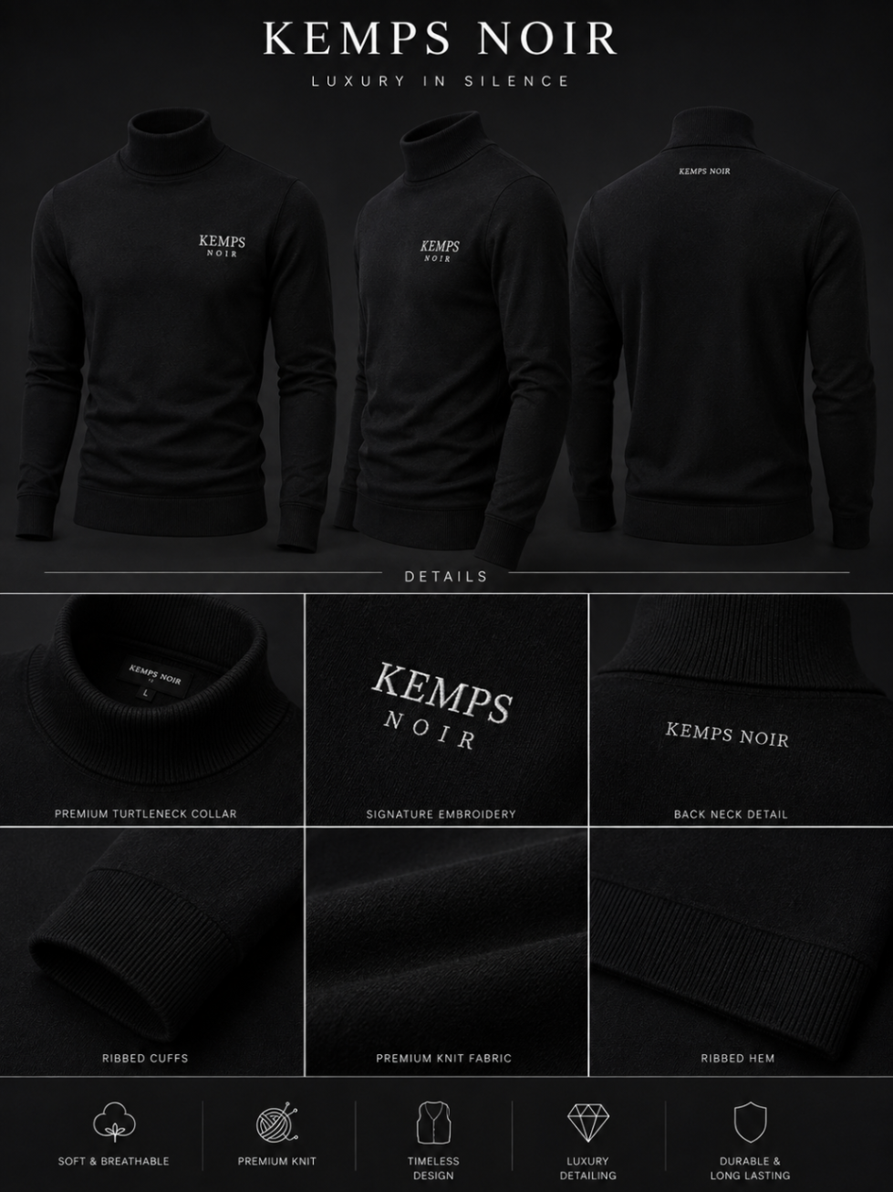 Signature Turtleneck Knit